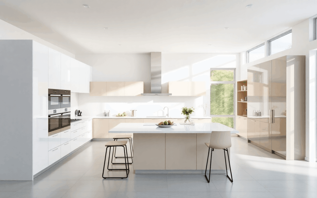 Modern konyhabútorok: L-alak, sarok, sziget egyben